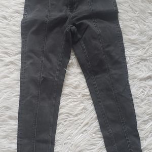Zara structured black jeans